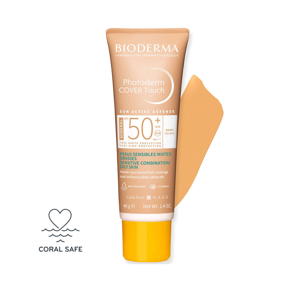 PHOTODERM COVER TOUCH DORADO SPF 50+ BIODERMA TUBO 40 ML