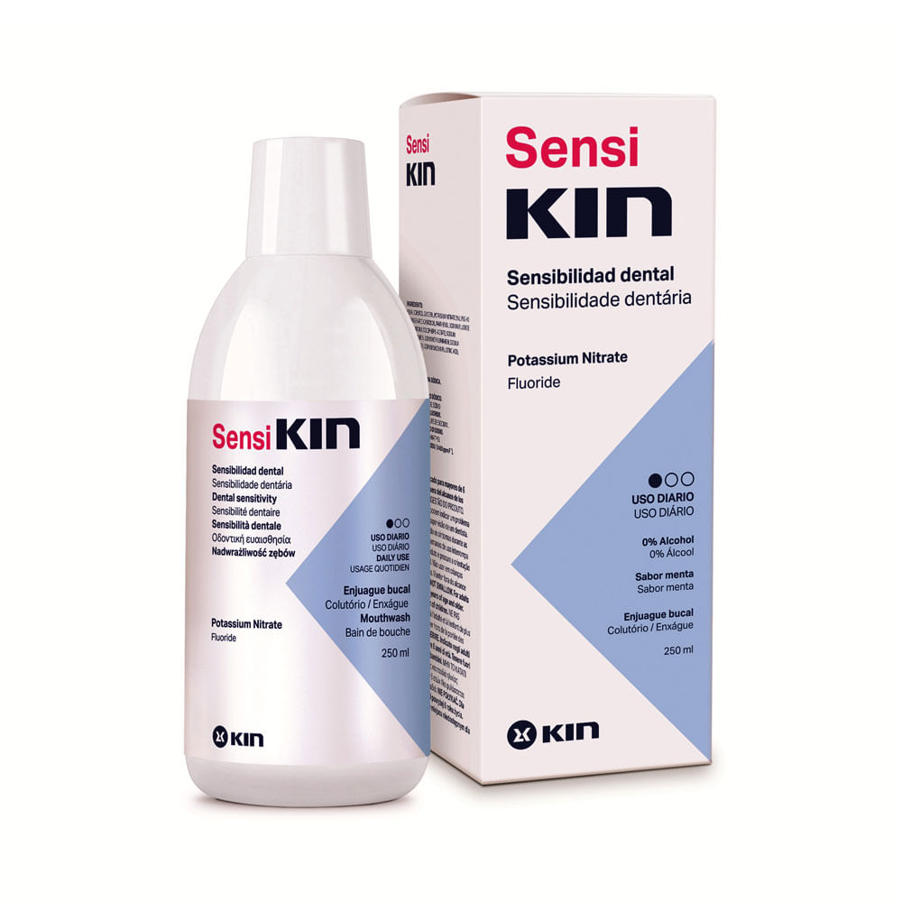 ENJUAGUE BUCAL SENSI KIN CAJA 250 ML