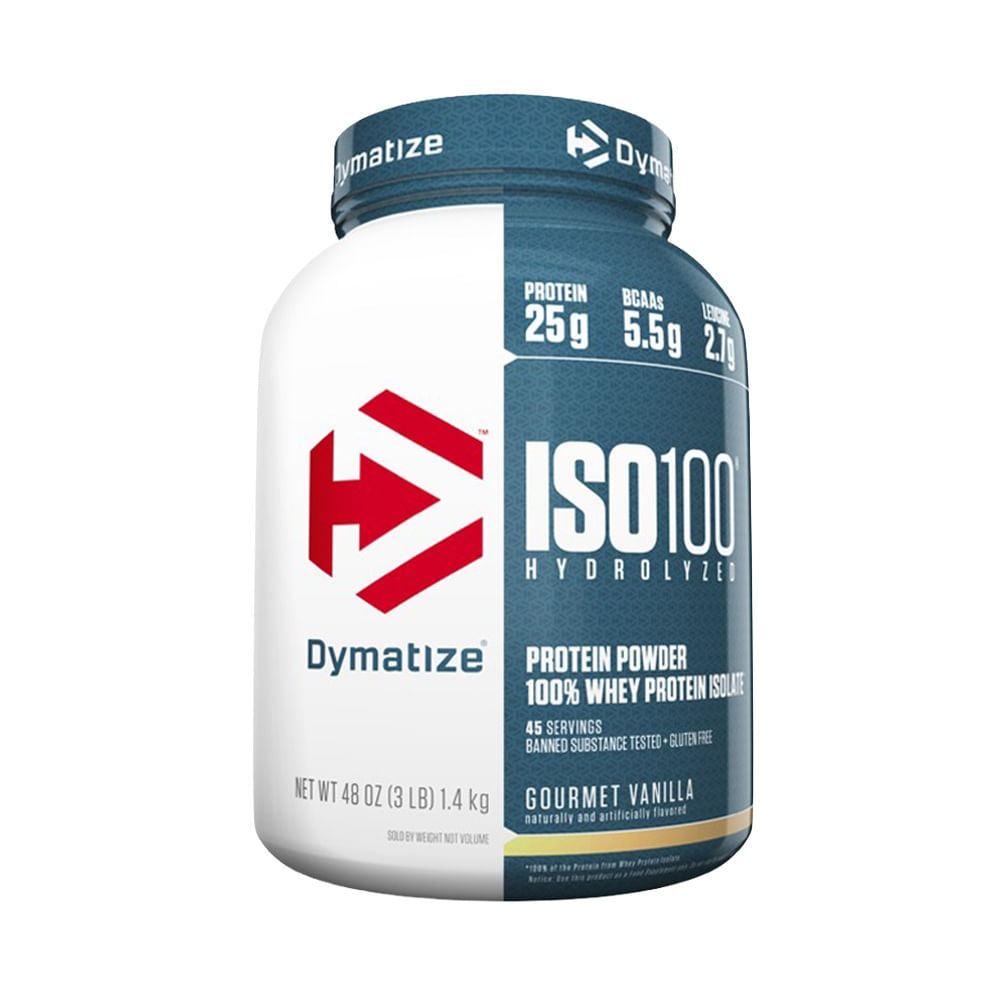 ISO 100 POLVO VAINILLA POTE 1.4 KG