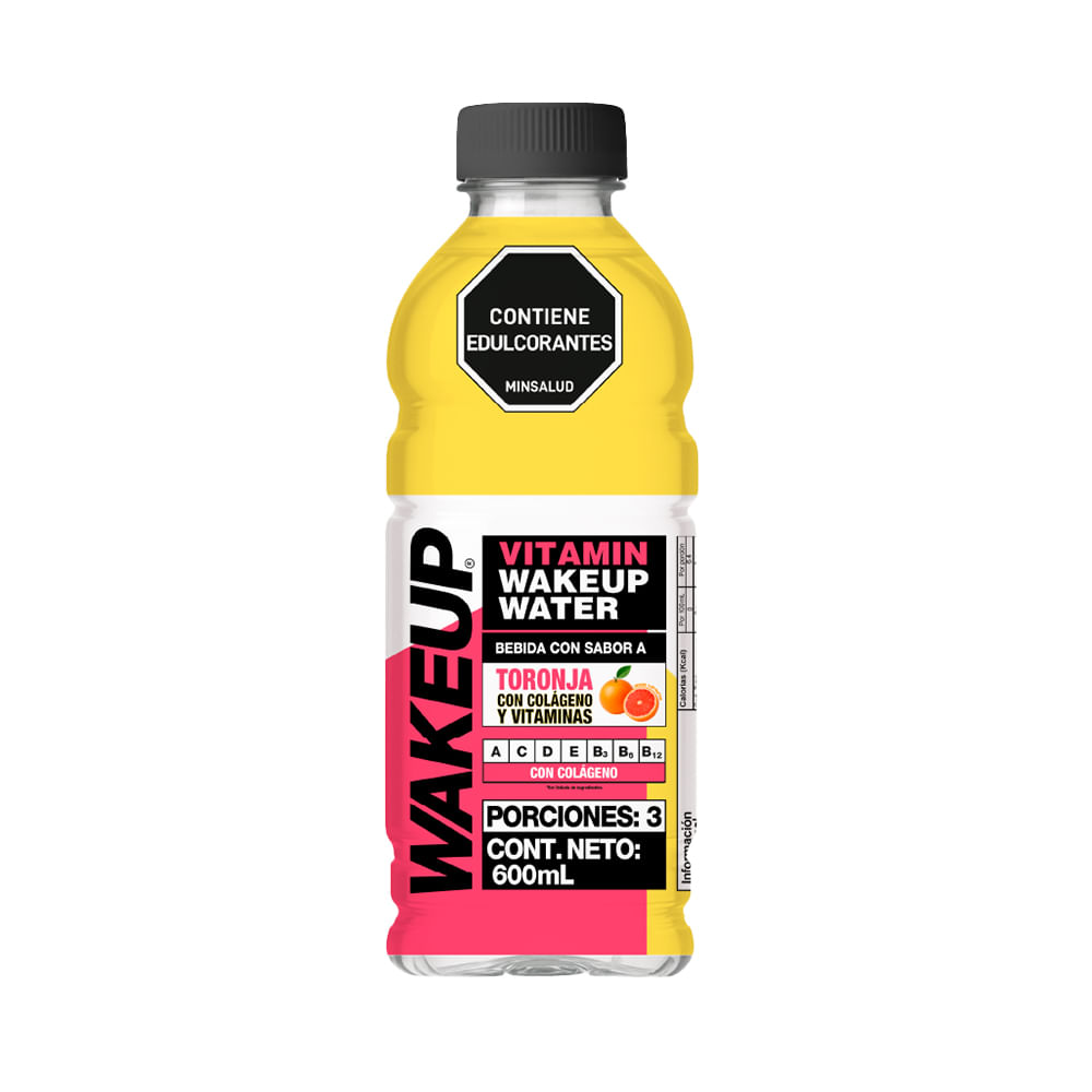WAKEUP AGUA SHIELD TORONJA BOTELLA 600 ML