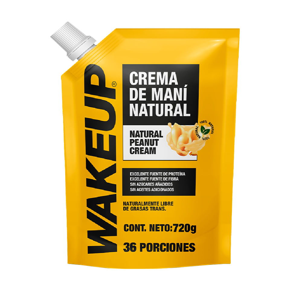 WAKEUP CREMA DE MANI NATURAL DOYPACK 720 G
