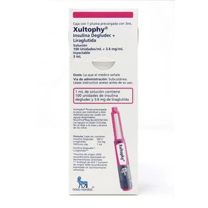 XULTOPHY (CF) PLUMA 100U/3.6MG CAJA X 1 UND