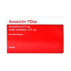 AMOXICLIN DUO TABLETAS 875MG/125MG
