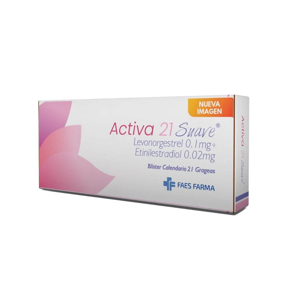 ACTIVA 21 SUAVE (RG) GRAGEAS 100MCG/20MCG CAJA X 21 UNDS