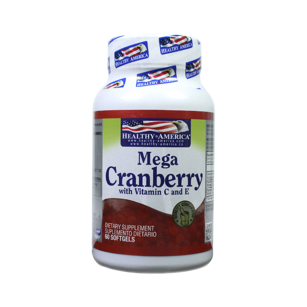 MEGA CRANBERRY VIT. C Y E CAPSULA FRASCO X 60 UNDS