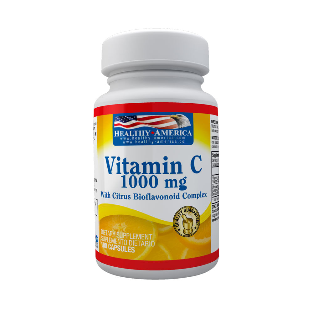 VITAMINA C CON BIOFLAVONOIDES CAPSULAS 1000 MG FRASCO X 100 UNDS