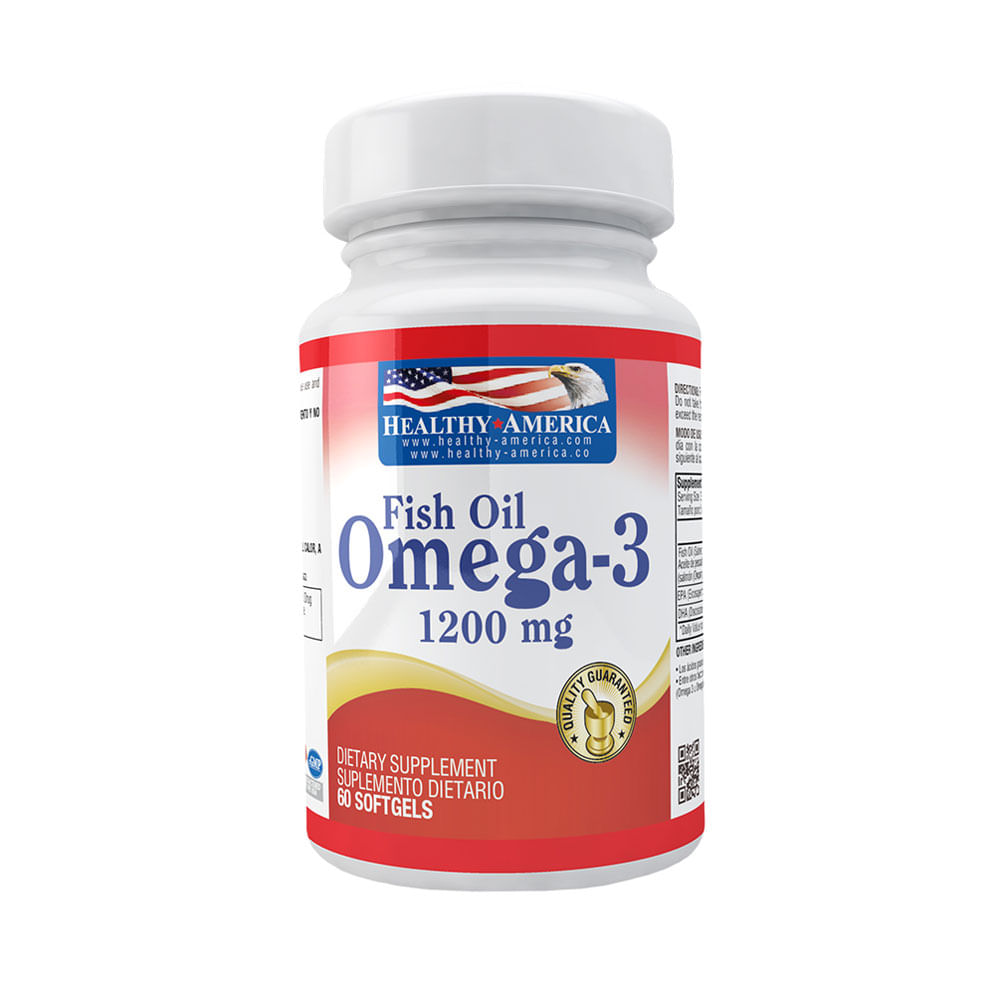 OMEGA-3 FISH OIL CAPSULAS 1200 MG