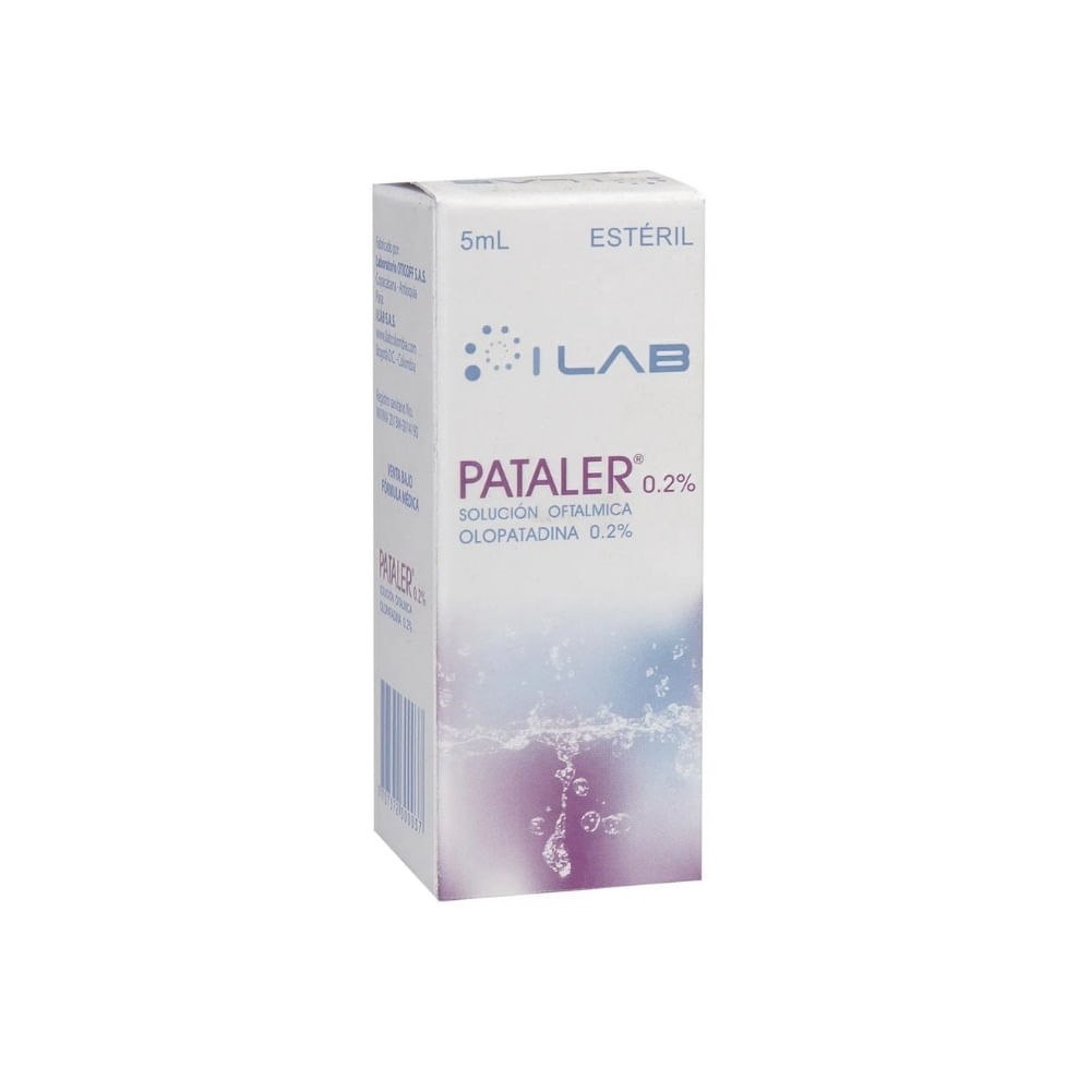 OLOPATADINA ILAB PATALER GOTAS OFTALMICAS 0.2 % CAJA 5 ML
