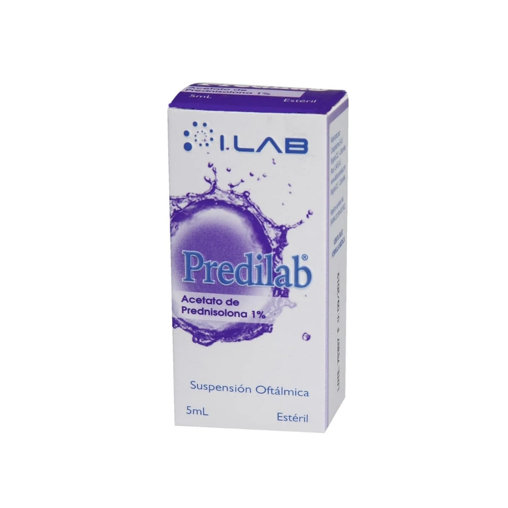 PREDNISOLONA PREDILAB GOTAS OFTALMICAS 1 % CAJA 5 ML