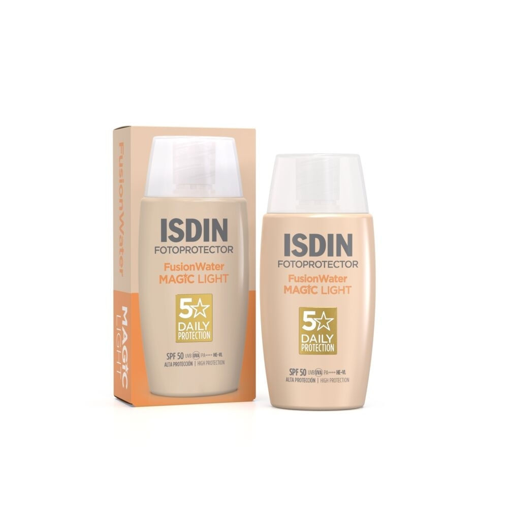 ISDIN FUSION WATER MAGIC SPF 50 COLOR LIGHT FRASCO 50 ML