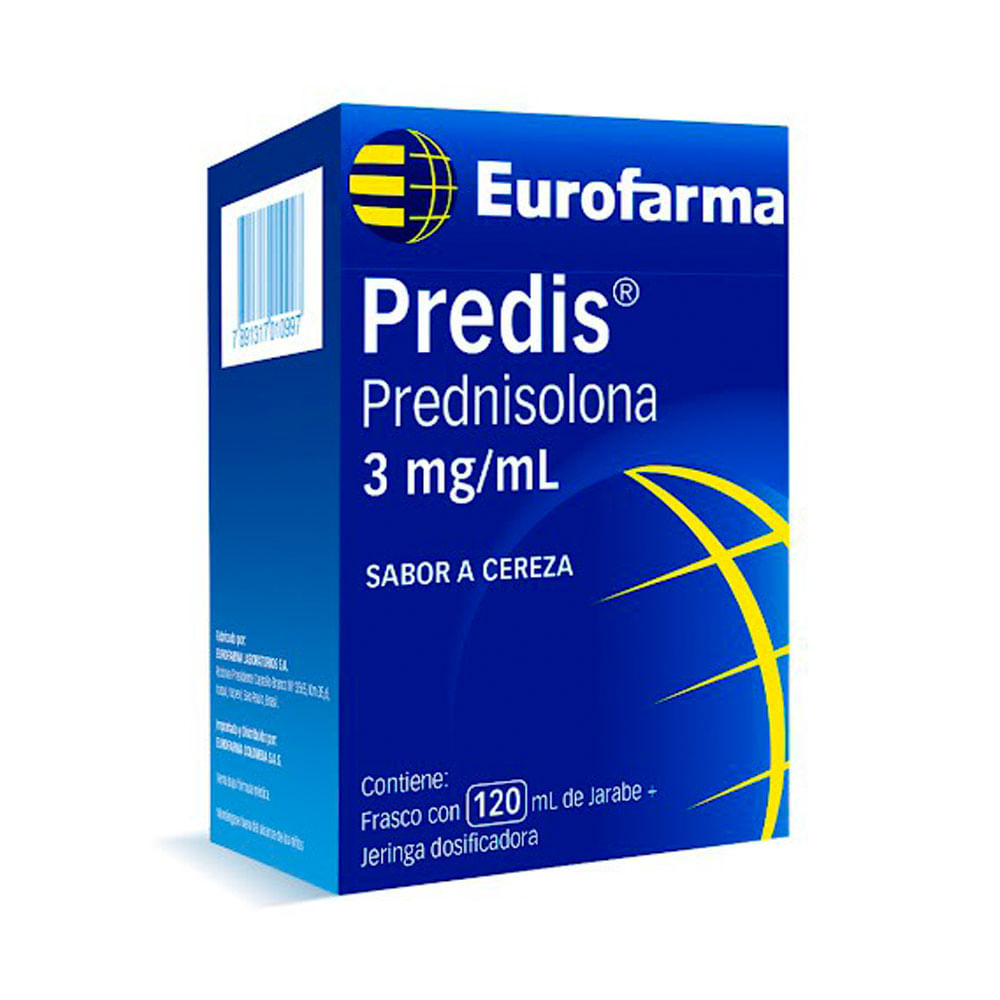 PREDIS JARABE 3 MG CEREZA FRASCO 120 ML