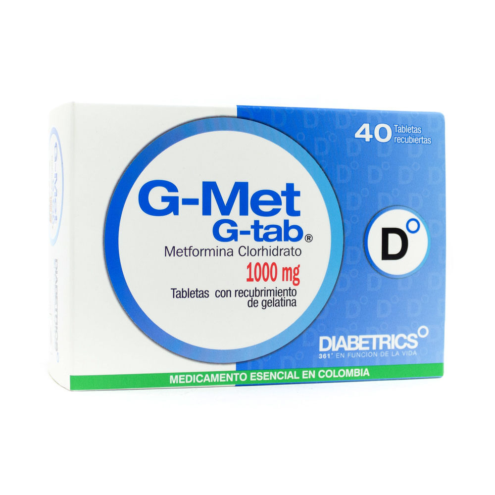 G-MET TABLETAS 1000 MG