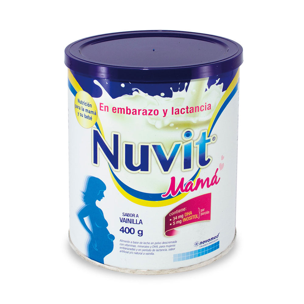 NUVIT MAMA POLVO LATA 400 G