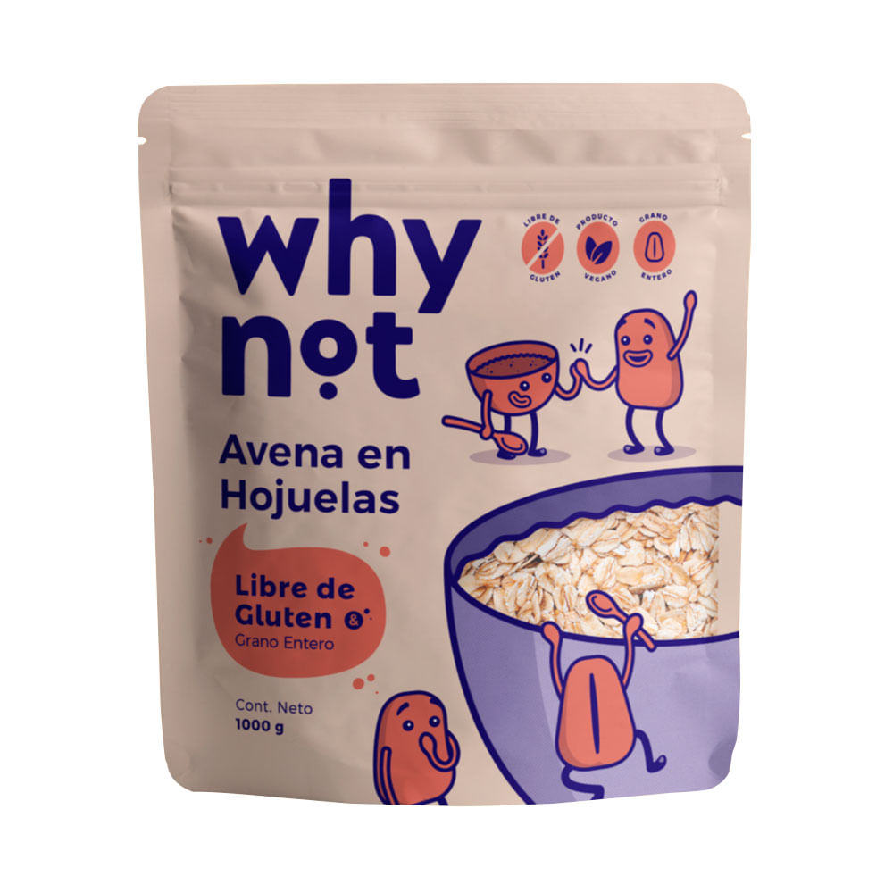 WHY NOT AVENA SIN GLUTEN BOLSA 1000 G