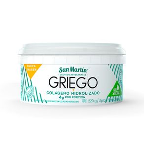 YOGURT GRIEGO SAN MARTIN COLAGENO HIDROLIZADO POTE 220 G