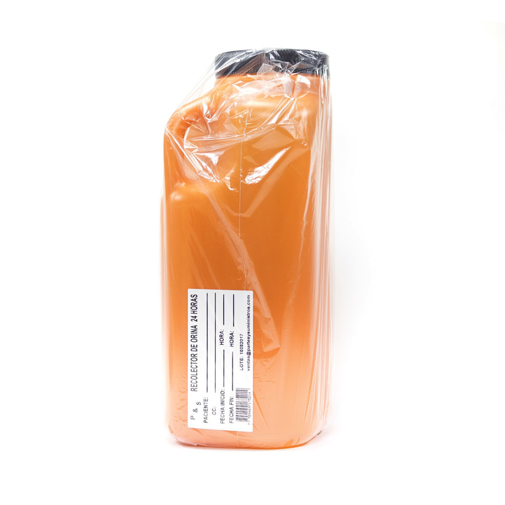 RECOLECTOR DE ORINA 24 HORAS FRASCO