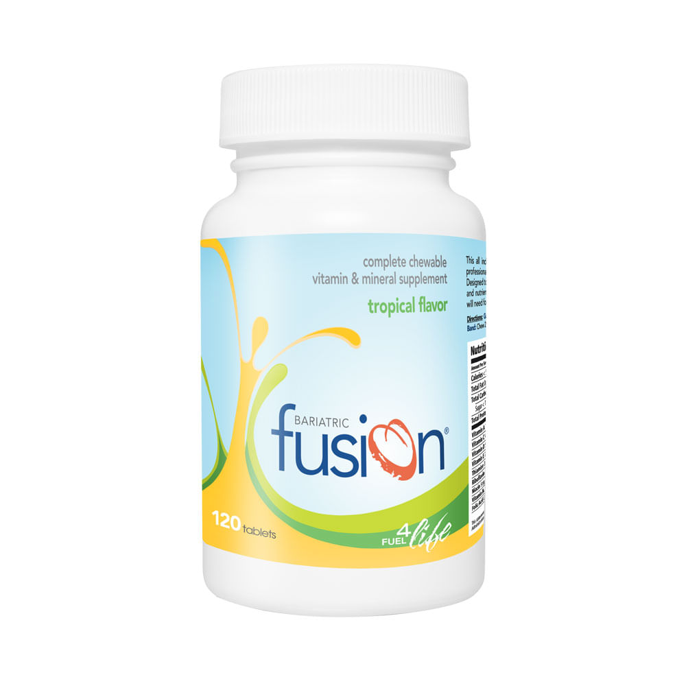 FUSION B T. MASTICABLES TROPICAL FRASCO X 120 UNDS