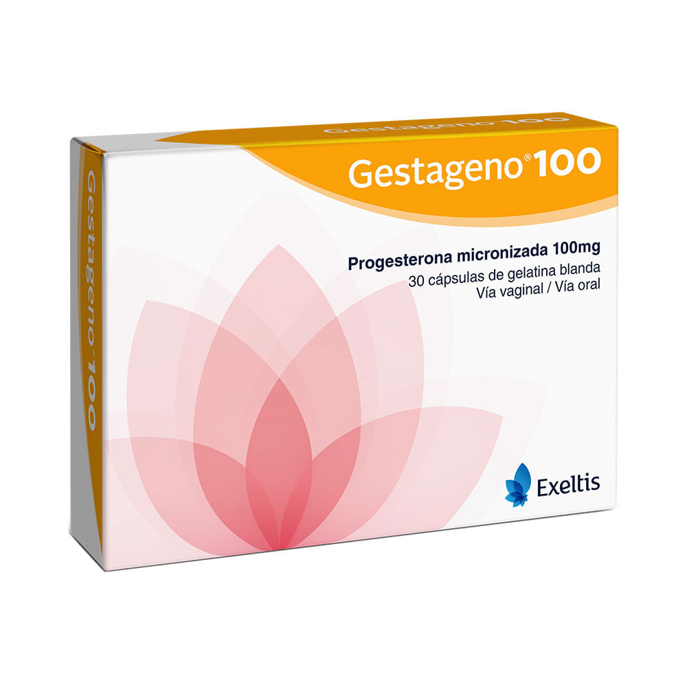 GESTAGENO CAPSULAS 100 MG