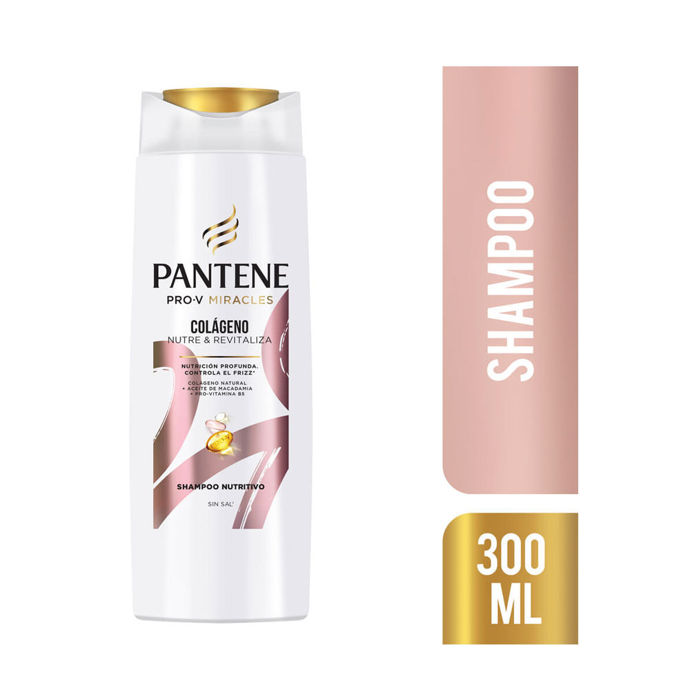 SHAMPOO PANTENE COLAGENO FRASCO 300 ML