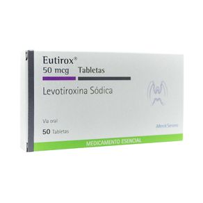 EUTIROX TABLETAS 50 MCG