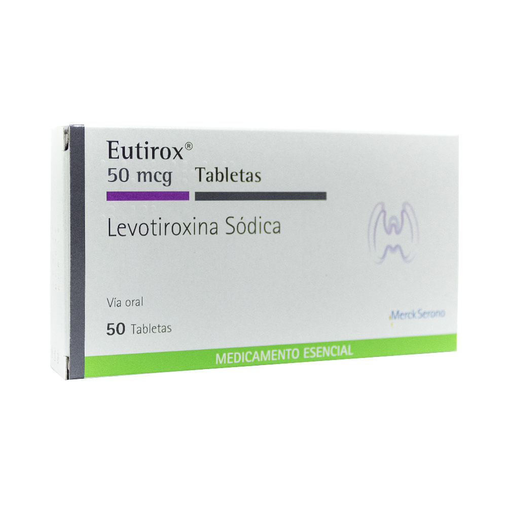 EUTIROX TABLETAS 50 MCG