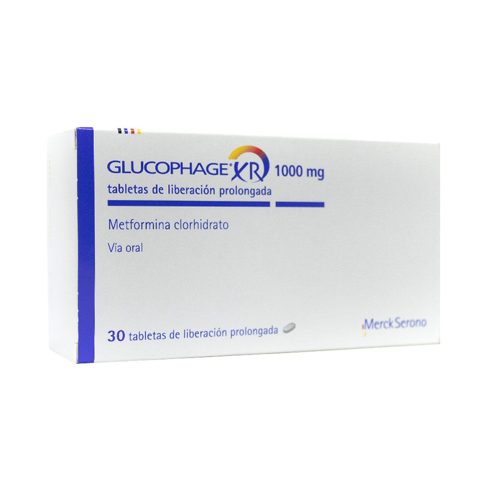 GLUCOPHAGE XR TABLETAS 1000 MG