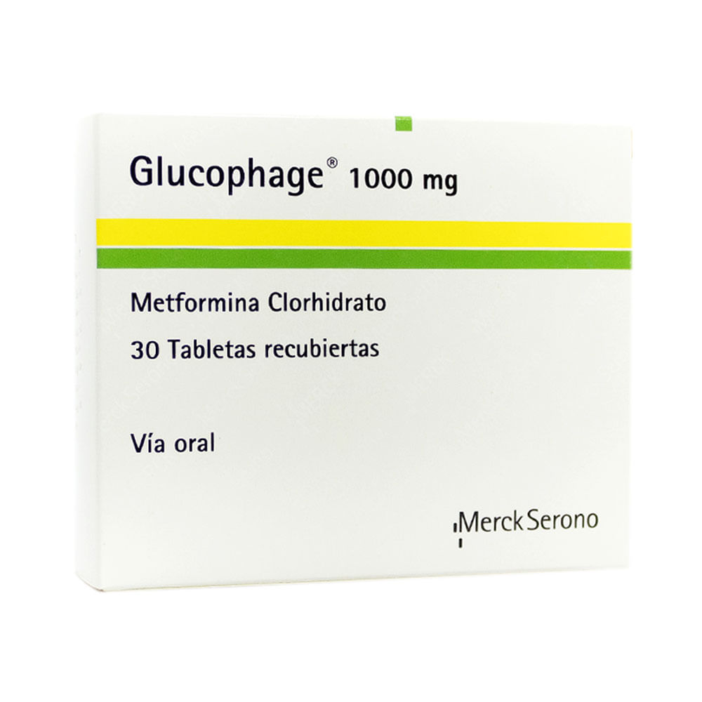 GLUCOPHAGE TABLETAS 1000 MG