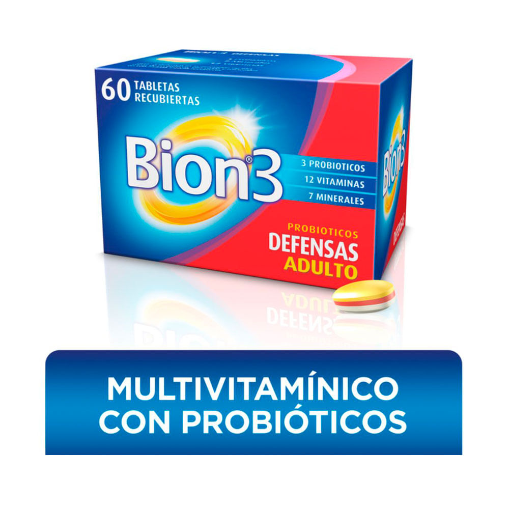 VITAMINA BION 3 DEFENSAS TABLETAS CAJA X 60 UNDS