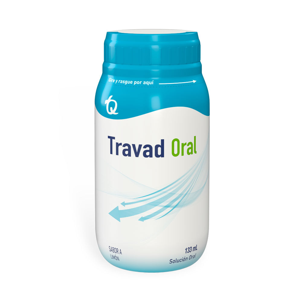 TRAVAD ORAL LIQUIDO LIMON FRASCO 133 ML