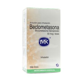 BECLOMETASONA MK BUCAL INHALADOR 50 MCG CAJA 200 DOSIS