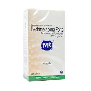 BECLOMETASONA FORTE MK INHALADOR 250 MCG CAJA 200 DOSIS