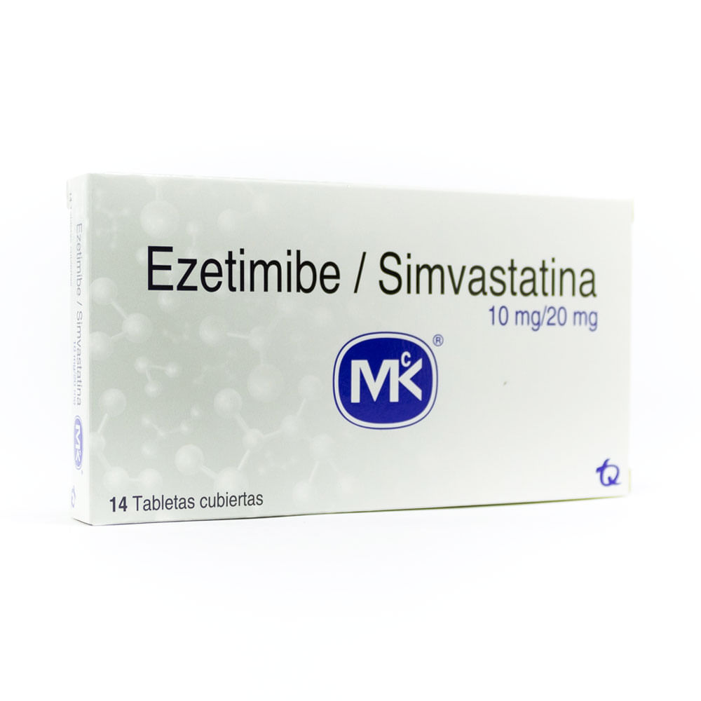 EZETIMIBE/SIMVASTATINA MK(RG) TABLETAS 10/20 MG