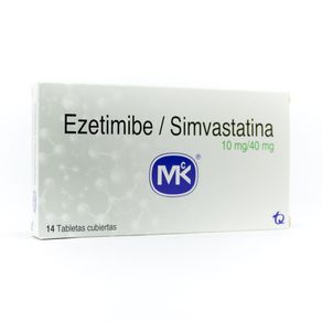 EZETIMIBE/SIMVASTATINA MK(RG) TABLETAS 10/40 MG