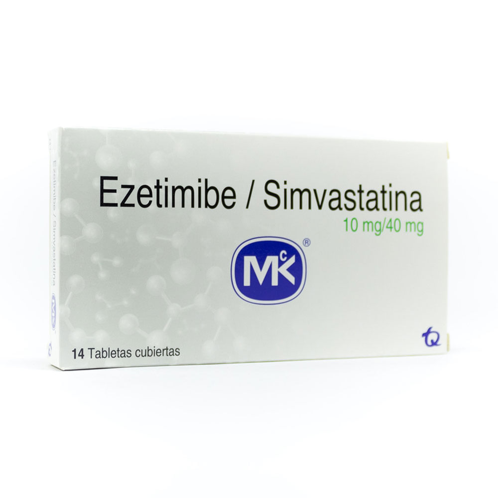 EZETIMIBE/SIMVASTATINA MK(RG) TABLETAS 10/40 MG