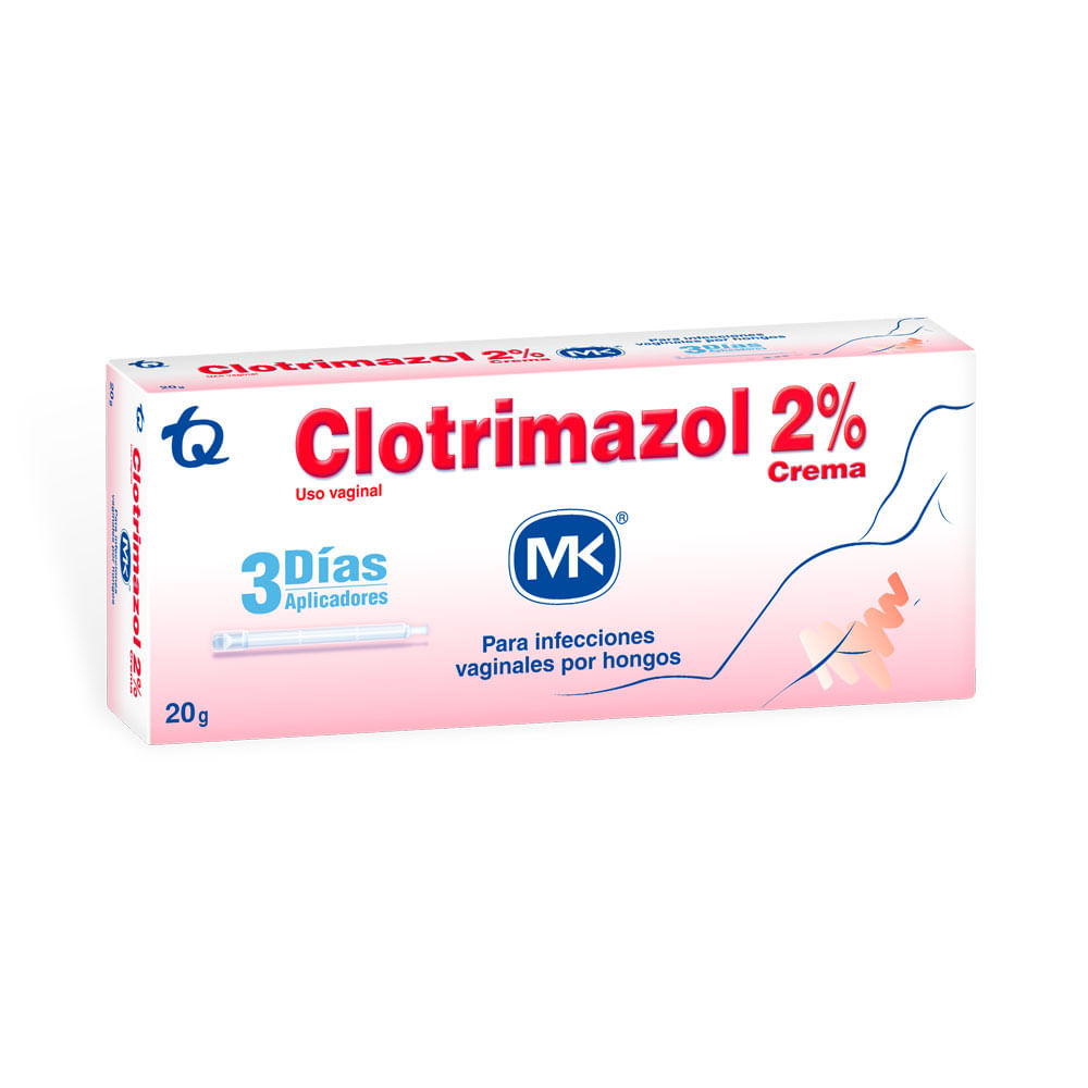 CLOTRIMAZOL MK CREMA VAGINAL 2 % CAJA 20 G