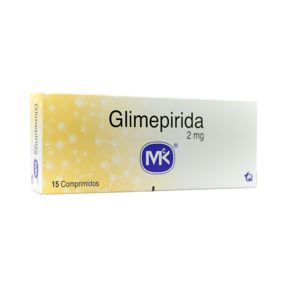 GLIMEPIRIDA MK COMPRIMIDOS 2 MG
