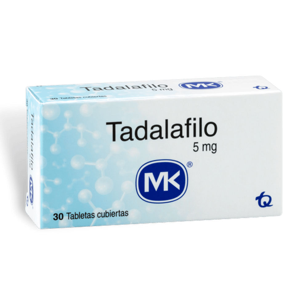TADALAFILO MK TABLETAS RECUBIERTAS 5 MG