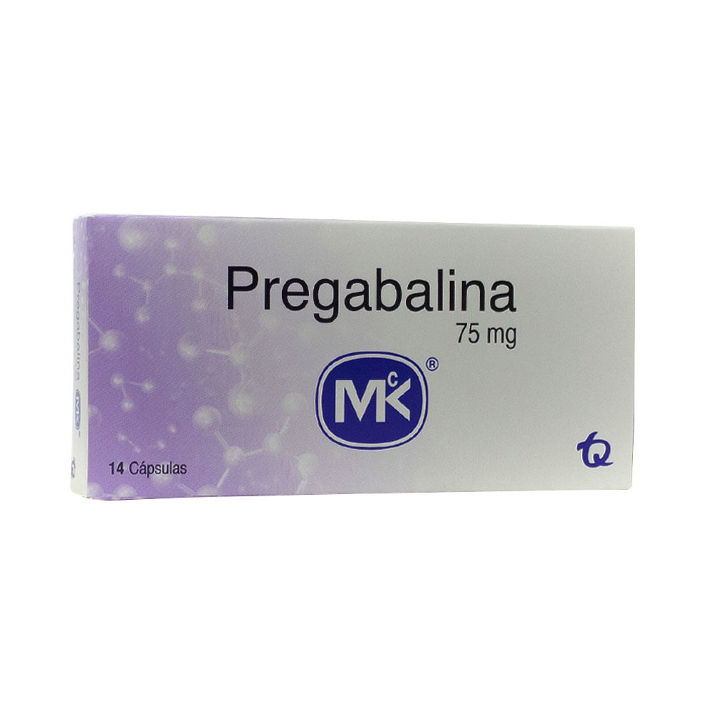 PREGABALINA  MK (RG) CAPSULAS 75 MG