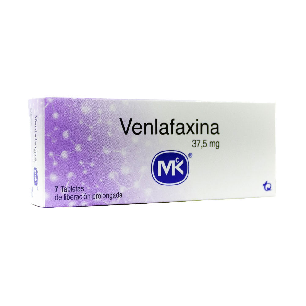 VENLAFAXINA MK+++(RG) TABLETA LP 37.5 MG