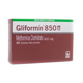 GLIFORMIN TABLETAS 850 MG