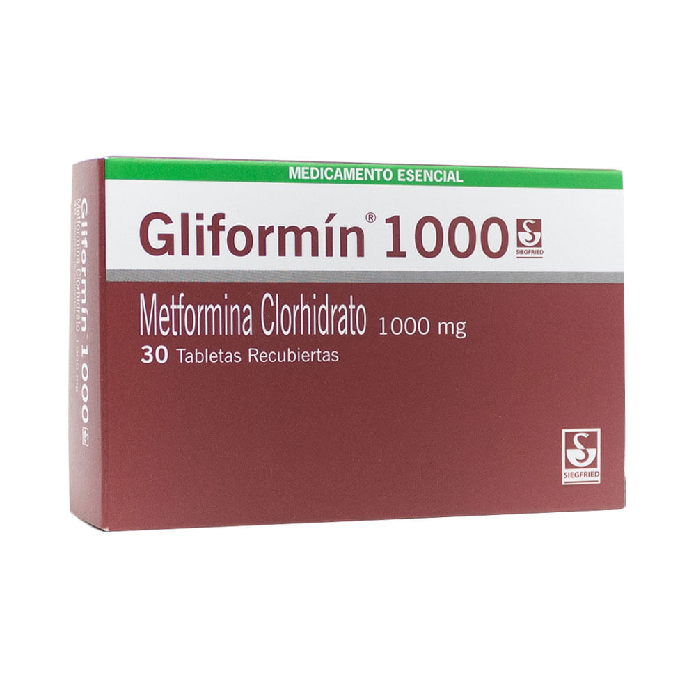 GLIFORMIN TABLETAS 1000 MG