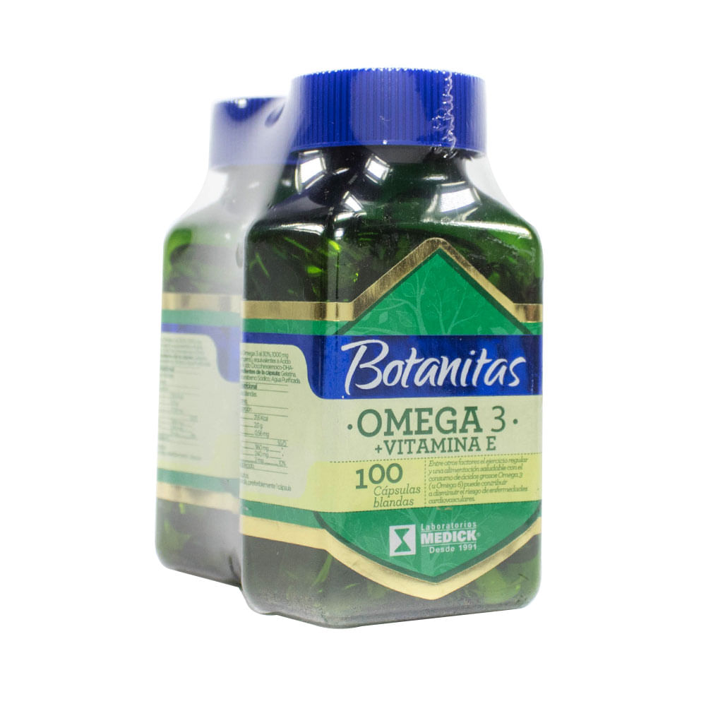 OMEGA 3 +VIT E BOTANITAS CAPSULAS