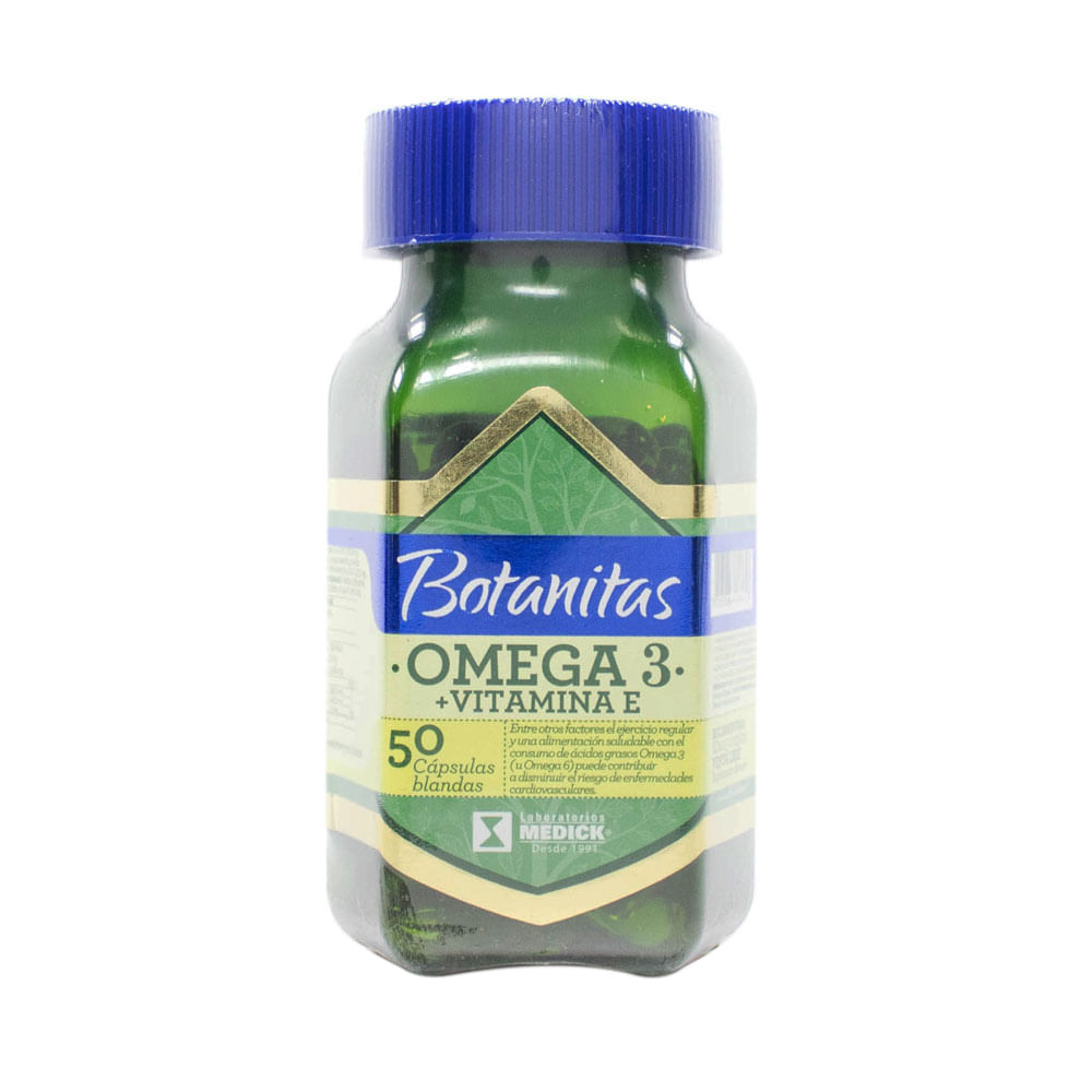 OMEGA-3 VITAMINA E BOTANITAS PERLAS