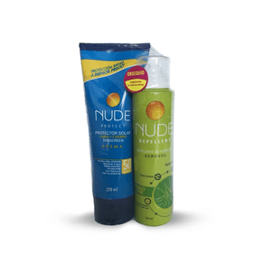 PROTECTOR SOLAR NUDE + REPELENTE AEROSOL NUDE X 2 P.ESPECIAL