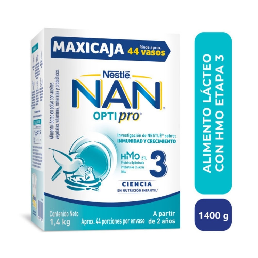 NAN OPTIPRO HMO 3 POLVO CAJA 1.4 KG