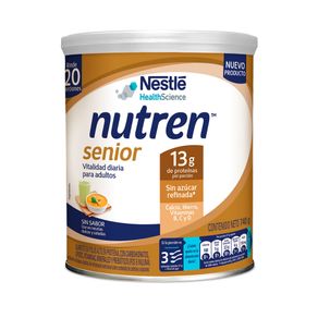 NUTREN SENIOR SIN SABOR POLVO LATA 740 G