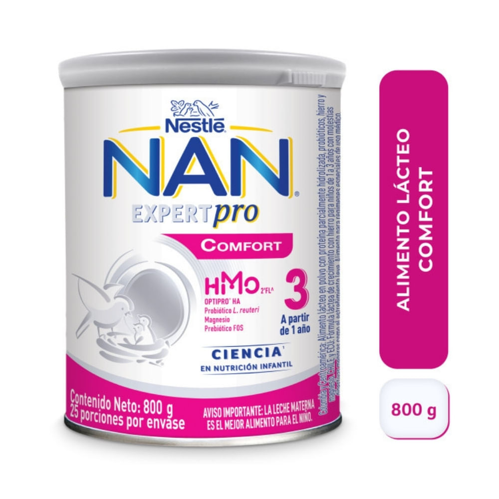 NAN COMFORT 3 LR POLVO LATA 800 G