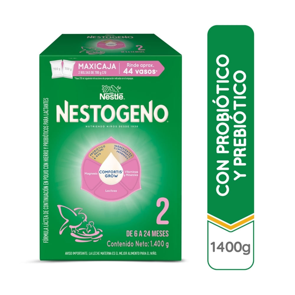 NESTOGENO 2 L COMFORTIS POLVO CAJA 2X700G