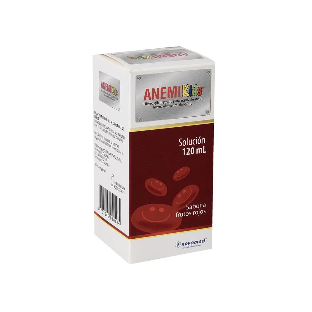 ANEMIKIDS JARABE FRASCO 120 ML