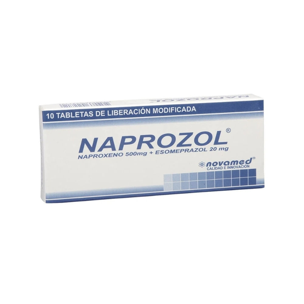 NAPROZOL TABLETAS 500 MG/20 MG